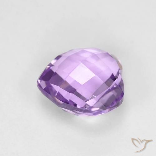 9,17 ctw natürlicher Mittelviolett Amethyst, Herz, VVS