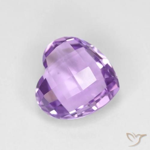 1.84ct Natürlicher Mittelviolett Amethyst, Herz, VVS