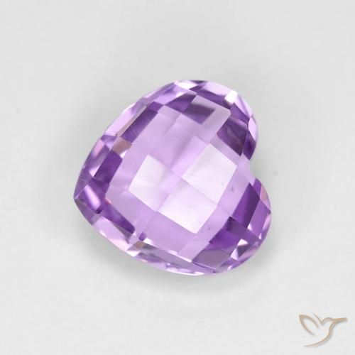 9,17 ctw natürlicher Mittelviolett Amethyst, Herz, VVS