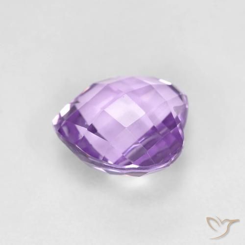9,17 ctw natürlicher Mittelviolett Amethyst, Herz, VVS