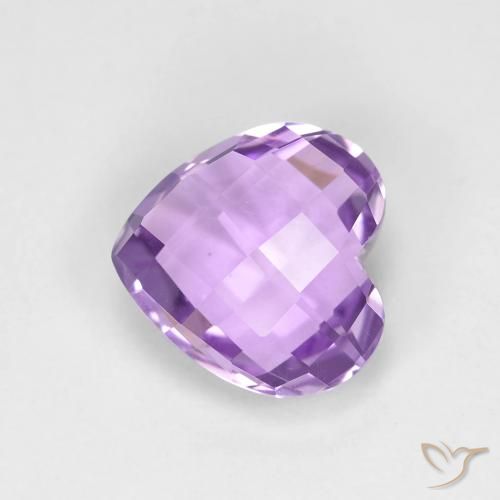1.87ct Natürlicher Mittelviolett Amethyst, Herz, VVS