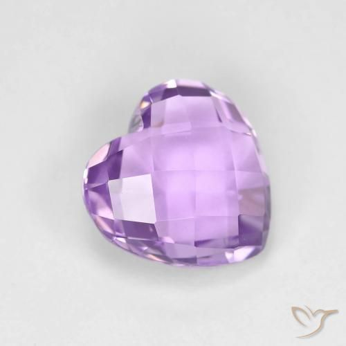 9,17 ctw natürlicher Mittelviolett Amethyst, Herz, VVS