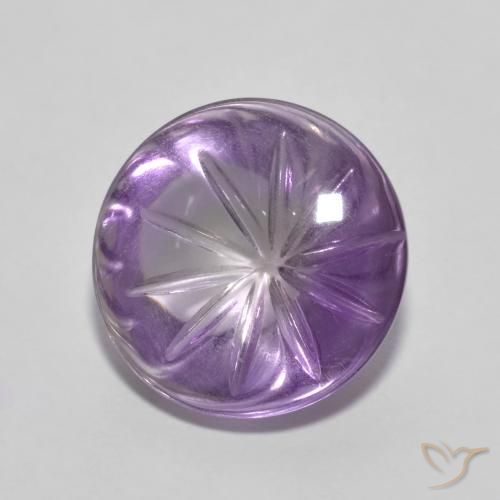 9,17 ctw natürlicher tiefviolett Amethyst, Runden, Transparent