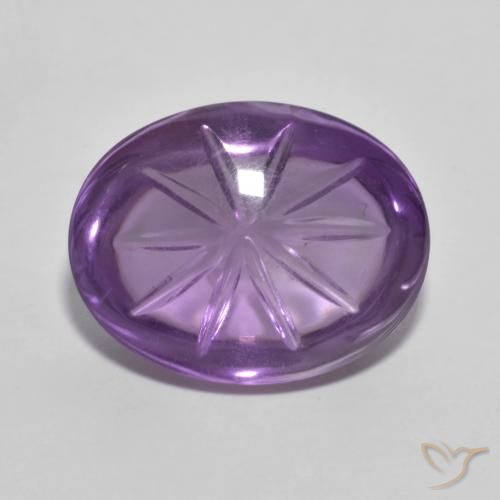 9.42ct Natürlicher Mittelviolett Amethyst, Oval, Transparent