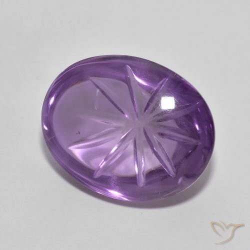 9,17 ctw natürlicher Mittelviolett Amethyst, Oval, Transparent