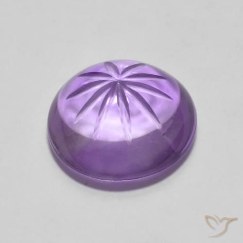 9,17 ctw natürlicher tiefviolett Amethyst, Runden, Transparent