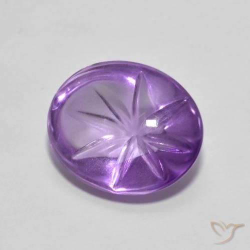 9,17 ctw natürlicher Mittelviolett Amethyst, Oval, Transparent