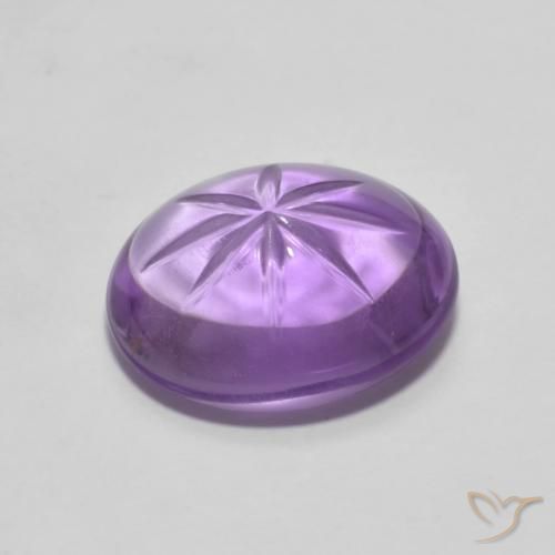 9,17 ctw natürlicher Mittelviolett Amethyst, Oval, Transparent