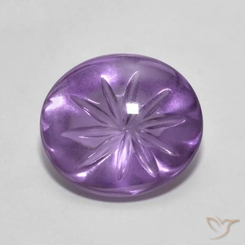 5.91ct Natürlicher tiefviolett Amethyst, Oval, Transparent
