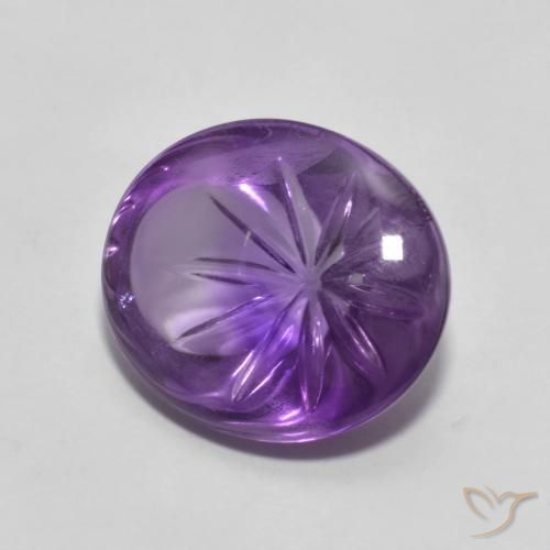 9,17 ctw natürlicher Lebhaftes Violett Amethyst, Oval, Transparent