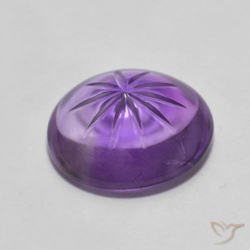 9,17 ctw natürlicher Lebhaftes Violett Amethyst, Oval, Transparent