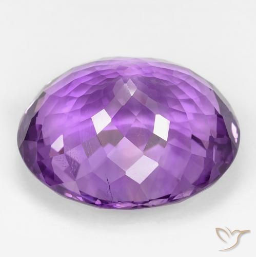 9,17 ctw natürlicher Tiefviolettes Violett Amethyst, Oval, VVS-VS