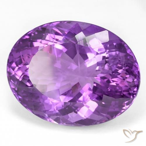 9,17 ctw natürlicher Intensives Violett Amethyst, Oval, VS
