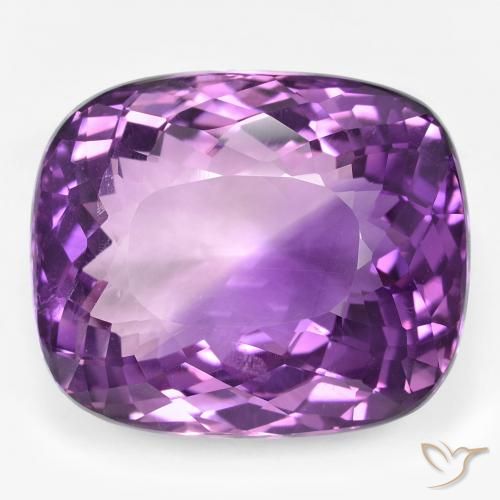 45.20ct Natürlicher Mittelviolett Amethyst, Kissen, VVS-VS