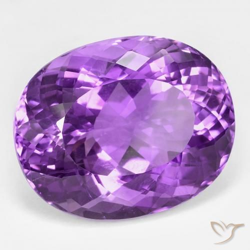 9,17 ctw natürlicher Lebhaftes Violett Amethyst, Oval, VVS-VS