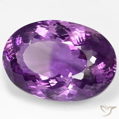 9,17 ctw natürlicher Mittel Violett-Rosa Amethyst, Oval, VVS