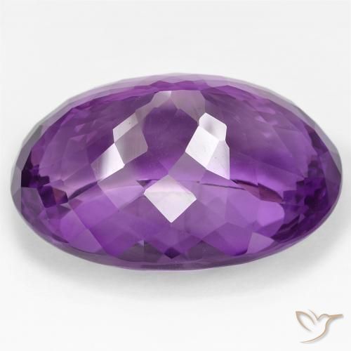 9,17 ctw natürlicher Mittel Violett-Rosa Amethyst, Oval, VVS