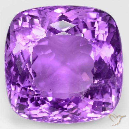 70.78ct Natürlicher Intensives Violett Amethyst, Kissen, VS
