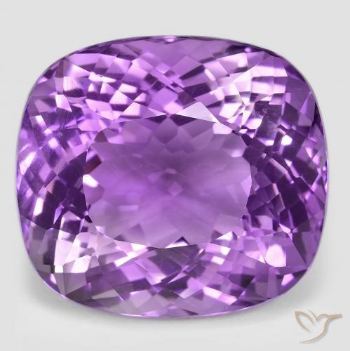 54.24ct Natürlicher Mittelviolett Amethyst, Kissen, VVS-VS