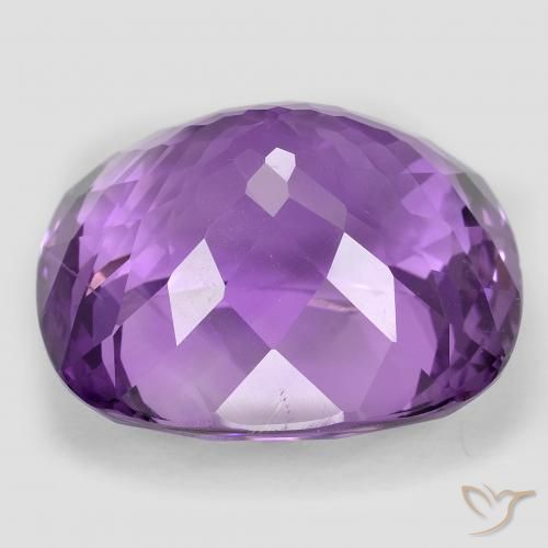 9,17 ctw natürlicher Mittelviolett Amethyst, Kissen, VVS-VS