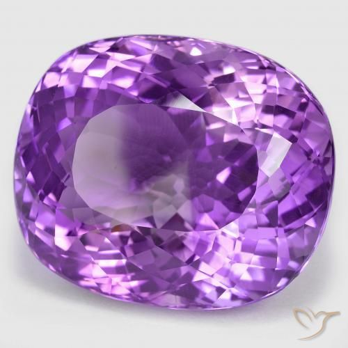 9,17 ctw natürlicher Lebhaftes Violett Amethyst, Kissen, IF