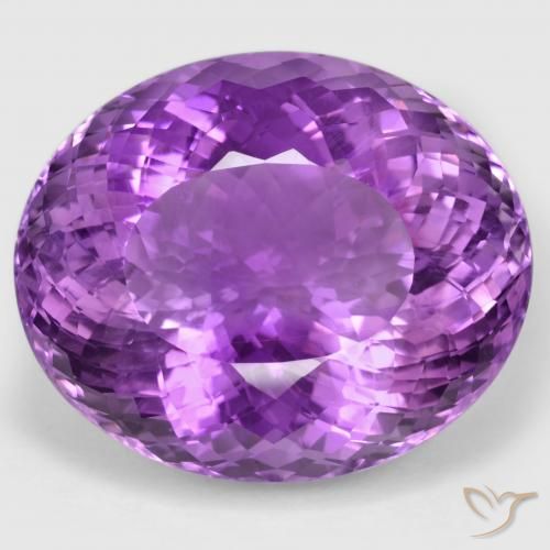 82.49ct Natürlicher Lebhaftes rosa Violett Amethyst, Oval, VVS
