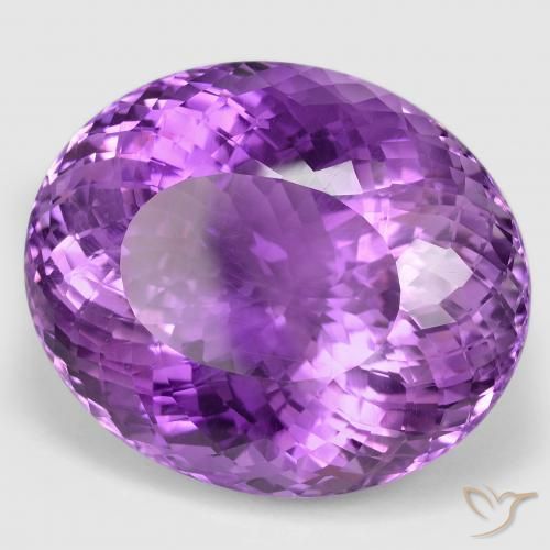 9,17 ctw natürlicher Lebhaftes rosa Violett Amethyst, Oval, VVS