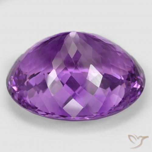 9,17 ctw natürlicher Lebhaftes rosa Violett Amethyst, Oval, VVS