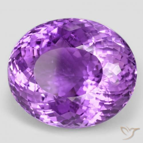 9,17 ctw natürlicher Mittelviolett Amethyst, Oval, VVS