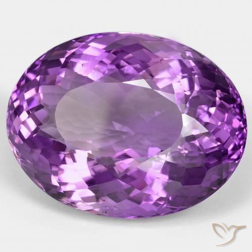 9,17 ctw natürlicher Lebhaftes rosa Violett Amethyst, Oval, VVS-VS