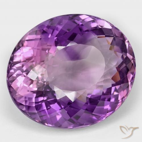 9,17 ctw natürlicher Lebhaftes rosa Violett Amethyst, Oval, VVS