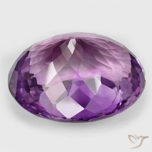 9,17 ctw natürlicher Lebhaftes rosa Violett Amethyst, Oval, VVS
