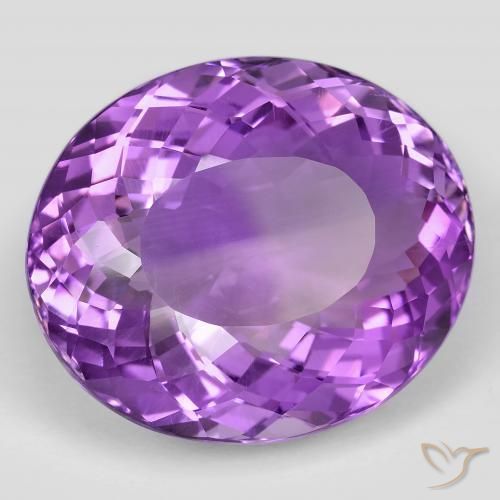 9,17 ctw natürlicher Lebhaftes Violett Amethyst, Oval, VVS-VS