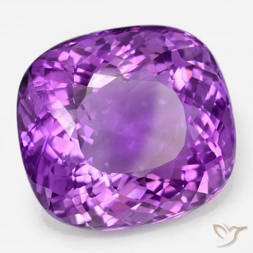 9,17 ctw natürlicher Lebhaftes Violett Amethyst, Kissenschliff, VVS