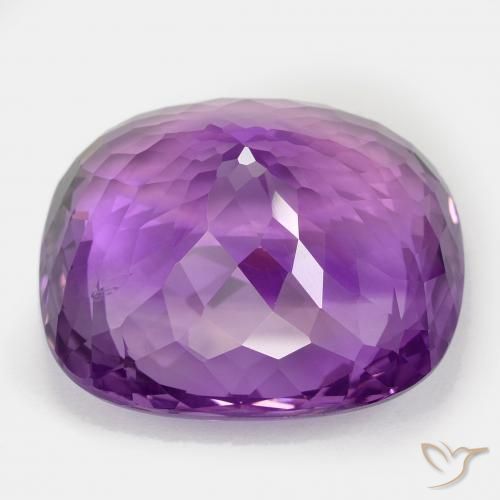 9,17 ctw natürlicher Lebhaftes Violett Amethyst, Kissenschliff, VVS
