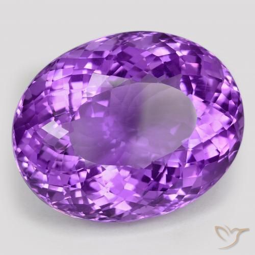 9,17 ctw natürlicher Lebhaftes Violett Amethyst, Oval, VVS