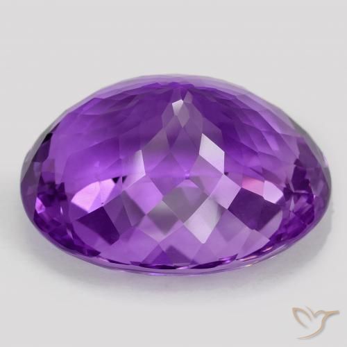 9,17 ctw natürlicher Lebhaftes Violett Amethyst, Oval, VVS