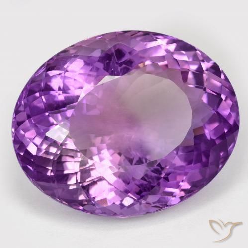 9,17 ctw natürlicher Mittelviolett Amethyst, Oval, VVS