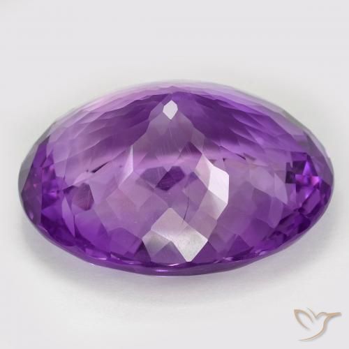 9,17 ctw natürlicher Mittelviolett Amethyst, Oval, VVS