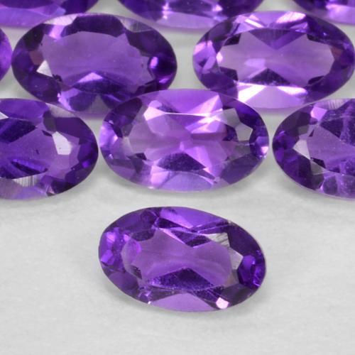 9,17 ctw natürlicher Mittelviolett Amethyst, Oval Schliff, VS