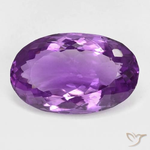 18.70ct Natürlicher Mittelviolett Amethyst, Oval, VVS-VS