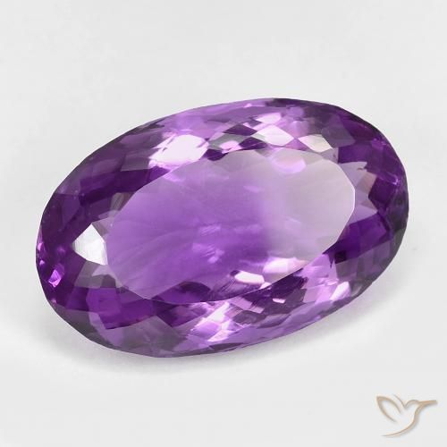 9,17 ctw natürlicher Mittelviolett Amethyst, Oval, VVS-VS
