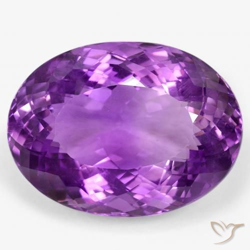 9,17 ctw natürlicher Lebhaftes Violett Amethyst, Oval Schliff, VVS