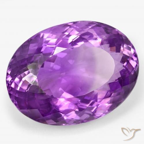 9,17 ctw natürlicher Lebhaftes Violett Amethyst, Oval Schliff, VVS