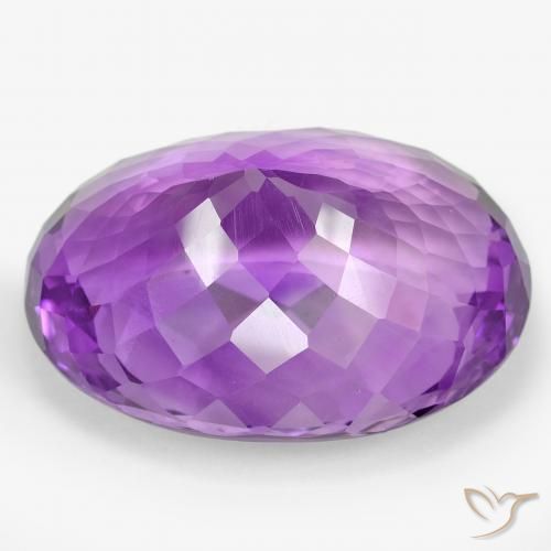 9,17 ctw natürlicher Lebhaftes Violett Amethyst, Oval Schliff, VVS