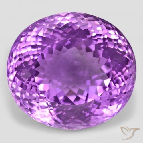 9,17 ctw natürlicher Mittelviolettes Violett Amethyst, Oval, VVS-VS