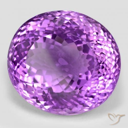 9,17 ctw natürlicher Mittelviolettes Violett Amethyst, Oval, VVS-VS