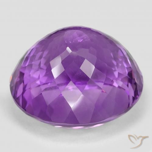 9,17 ctw natürlicher Mittelviolettes Violett Amethyst, Oval, VVS-VS