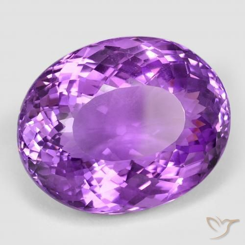9,17 ctw natürlicher Tiefviolettes Violett Amethyst, Oval, VVS