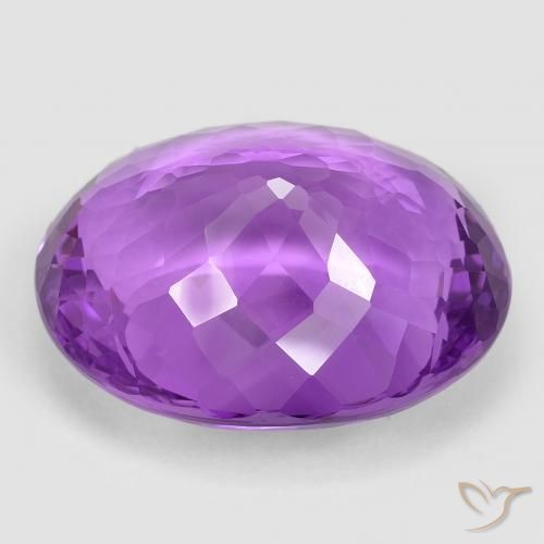 9,17 ctw natürlicher Tiefviolettes Violett Amethyst, Oval, VVS